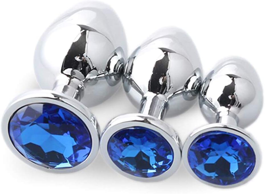 Yuuups 3 Pcs/Set Metal Amal Plúg Bntt Stímúlętêúr Adullt Sxx Toy for Women Men