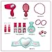 BonnieSun 19pcs Little Girls Pretend Makeup Set Cosmetic Beauty Salon Toy Pretend Dress-up Kit for Toddlers Kids With Mirror