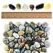 5 lbs Approx. 130 River Rocks Stones for Plants Pebbles for Indoor Plants | Aquarium Fish Tank Rocks | Polished Decorative Rocks for Vases (0.8-1.6 Inches)