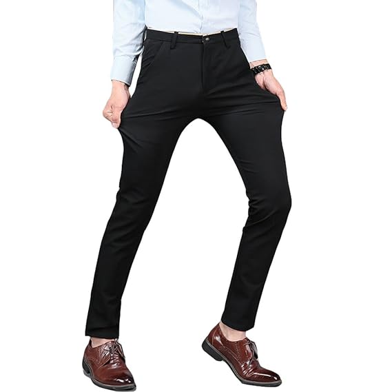 Amazon チーアンtiann メンズ チノパン ロングパンツ ビジネス
