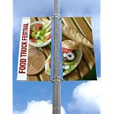 Signworld 18" Street Light Pole Banner Bracket Hardware - Double Set