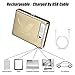 Moonwbak Cigarette Case Lighter, Metal Full Pack 20 Regular Cigarettes Box Holder USB Rechargeable Cigar Lighter Flameless Windproof with USB Cable Best for Birthday Gifts (Eagle)