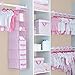 Delta Children Nursery Storage Set, Pink, 48 Piece