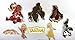 Disney Tarzan Rare Limited Edition 8 Oversized Pins - Pin Set Tarzan, Jane, Kala, Kerchak, Terk, Tantor, The leopard