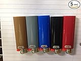 Lot of 5 Bic Classic Assorted Colours Full Size Lighters