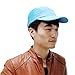 YING LAN Men's Summer Outdoor Sport Baseball Hat Running Visor Sun Cap (Blue)