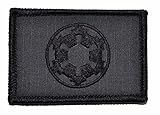 Galactic Empire Imperial Seal Star Wars 2x3 Military Patch / Morale Patch - Multiple Colors (Imperial Grey)