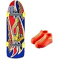 Mattel HGT46 Hot Wheels Mini Skateboard. Includes Shoes. Assorted Models, Multicoloured