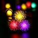 Qedertek Chuzzle Ball Solar Christmas Lights, 15ft 20 LED Fairy Lights for Indoor and Outdoor, Home, Patio, Lawn, Garden, Party and Holiday Decorations (Multi-Color)