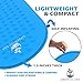 Premium Self-Inflating Sleeping Pad - Inflatable Foam Sleeping Mat for Camping, Hiking, and Traveling - Lightweight, Compact, and Durable - Works Perfectly With any Style Sleeping Bag (Mummy Pad)