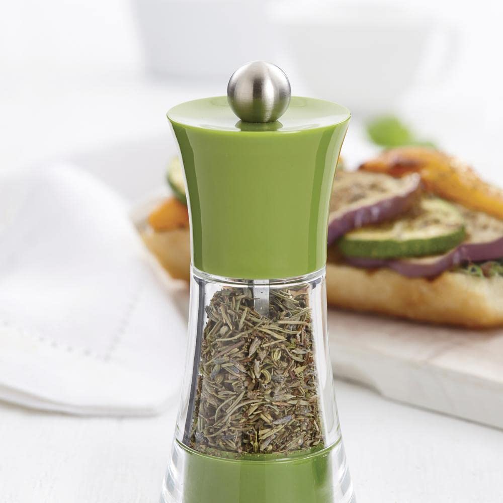 Trudeau Maison 5 inch Green Herb Mill