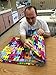 Helping Hands Art and Exercise Autism Awareness Throw Blanket 60