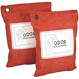 Cornucopia Brands Activated Charcoal Odor Absorber in Bamboo Bag 1.1 lb Total (2 Pack)