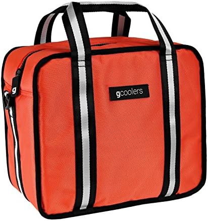 GCoolers 24-Can Soft Ice Cooler Insulated Bag for Camping, Tailgating. Made with Ballistic Nylon, 1680D Polyster, and TPU liner