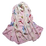 niceeshop(TM) Fashion Women Butterfly Print Elegant Sheer Chiffon Scarf Wrap