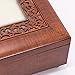 Cottage Garden Happy 20th Anniversary Rich Woodgrain Finish with Ornate Inlay Jewelry Music Box - Plays Amazing Grace