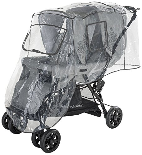 DIAGO 30009.75266 Komfort Regenschutz Geschwisterwagen