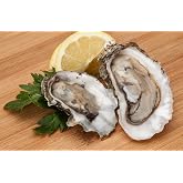 Pacific Shucked Oysters, Crassostrea gigas from Oregon or Washington, Creamy and Mineral-Rich, Half Gallon, Small, 48-81 Count, 2 Count of 4 lb Cases