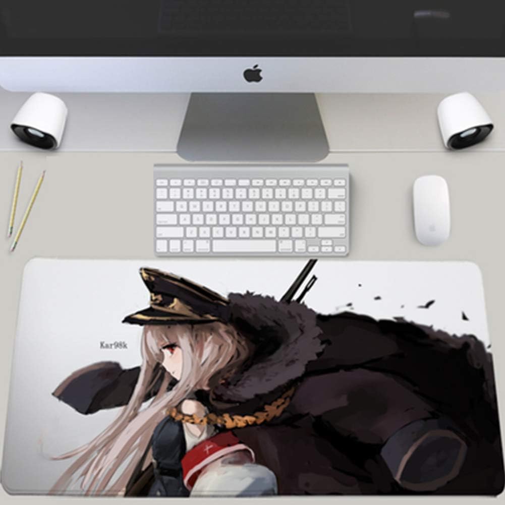 Game Mouse Pad Girls Frontline Girl Front Line HK UMP45 Lock Edge Thickening Keyboard Pad Animation Desk Pad 800 * 300 * 3mm