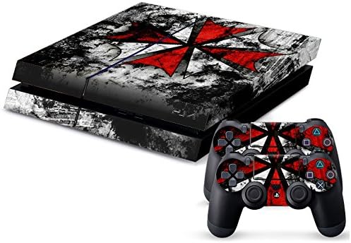 Chic Resident Evil For PlayStation 4 PS4 Decals Console and 2 Matching Controller Skins Custom Sticker Cover