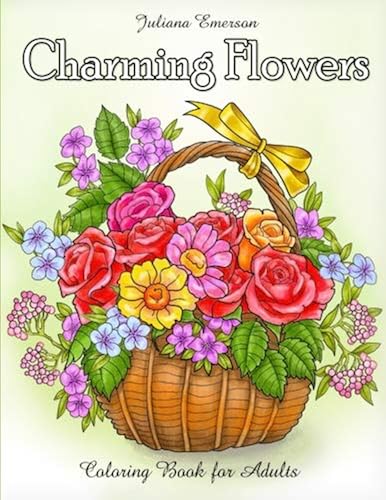 Download Charming Flowers Coloring Book for Adults PDF