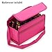 BTSKY® Handy 80 Slot Carrying Lipstick Organizer Marker Case Holder for Copic Prismacolor Touch Spectrum Noir Paint Sharpie Markers (Pink)