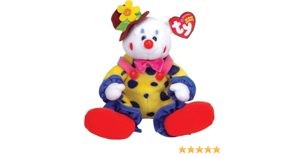 clown bear beanie baby