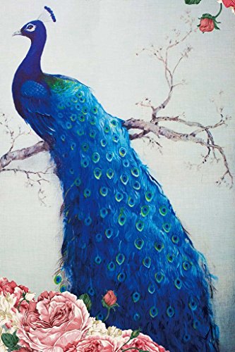 VICTORY,Stained Art Jigsaw Puzzle Kids Adult Literate Jigsaw Puzzle 1000 Piece 29.519.6'' Basswood Mural Home Decoration Peacock Peony Ink Drawing