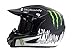 Myheartgoon Motocross Helmet Dirtbike Racing Helmet Black Silver