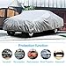 KAKIT Car Cover, 6 Layers Truck Outdoor Cover Windproof Waterproof Scratch Resistant Dustproof for All Weather, Full Car Cover Fits Up to 224