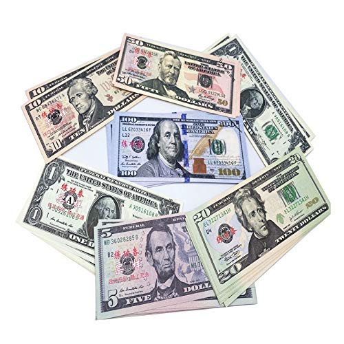 other board games cards muvopct movie prop money full print sided