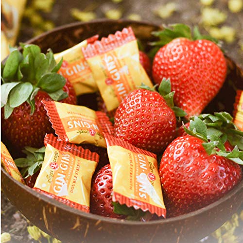 GIN GINS Double Strength Hard Ginger Candy by The Ginger People Anti