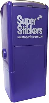 SuperStickers Printy 4933 Smiley Star Teacher Stamp Purple Ink view 3