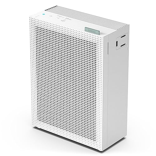 COWAY Air Purifier Home Room, Air Purifier, ECARF Quiet Mark, Sleep Mode 20 dB, Washable Pre-Filter Removable from the Top, Easy Cleaning, Allergy Smoking Pollen Animals, Airmega 150, White
