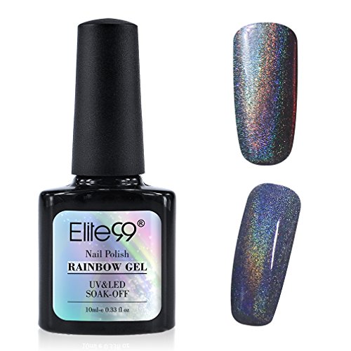 Elite99 Colorful Rainbow Gel Polish Soak Off UV LED Nail Art Holographic Manicure 10ML 7007 Elite99 Colorful Rainbow Gel Polish Soak Off UV LED Nail Art Holographic Manicure 10ML 7007