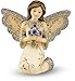 Pavilion Gift Company Elements February Monthly Angel Figurine, Includes Amethyst Birthstone, 3-Inch