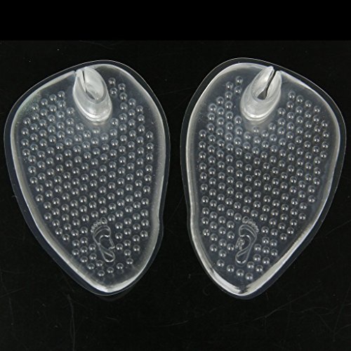 Ushoppingcart 1Pairs Self-Adhesive Soft Silicone Thong Sandals flip-flop Gel Inserts Forefoot Cushions Insoles Antislip Shoes Grip Pads for Personal Foot Care Toe Protectors