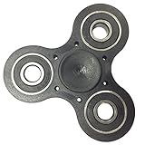 The Anti-Anxiety 360 Spinner Helps Focusing Fidget Toy [3D Figit] Premium Quality EDC Focus Toy for Kids & Adults T-Aannd Best Stress Reducer Relieves ADHD Anxiety and Boredom Ceramic Bearing (Black)
