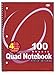 RamPro #007 Quad-ruled Spiral Notebook 100 Count, Assorted Colors (10 1/2 Inches X 8 Inches) (8-Pack)