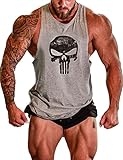 Men's Bodybuilding Fitness Vest Stringer Tank Top Sport Gym Cotton Sleeveless Shirt