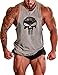 Men's Bodybuilding Fitness Vest Stringer Tank Top Sport Gym Cotton Sleeveless Shirt