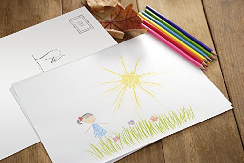 image for Blank Mailable Postcards - One Jade Lane - Blank Postcards 4x6, Heavy 