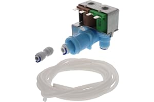 PRYSM W10408179 Refrigerator Water Valve Replacement - Compatible with Whirlpool, Maytag, KitchenAid, Jenn-Air, Amana, Magic Chef, Admiral, Norge, Roper Refrigerators