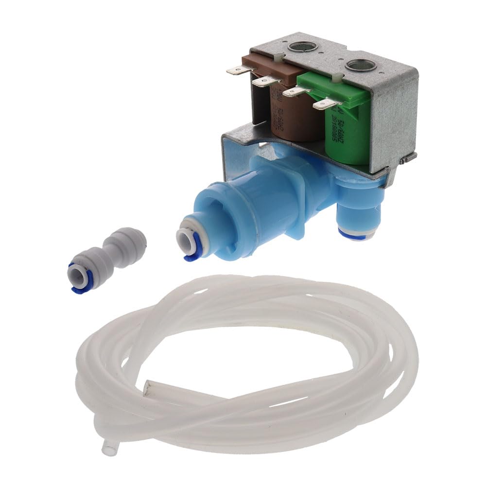 Photo 1 of **HOLES MISSING**PRYSM W10408179 Refrigerator Water Valve Replacement - Compatible with Whirlpool, Maytag, KitchenAid, Jenn-Air, Amana, Magic Chef, Admiral, Norge, Roper Refrigerators