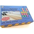 Munipals New York City Subway Wooden Railway Midtown Manhattan Stations and Track Set–Child Safe and Tested