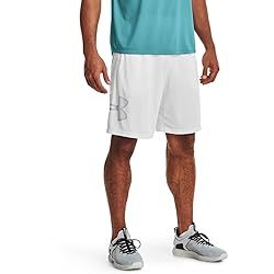 Under Armour Mens Tech Graphic Short , White