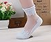 Floosum 4 to 6 Pairs Lace Socks Transparent Ultra Thin Fishnet Socks Elastic Short Mesh Sheer Socks for Women