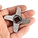 Cross-Shaped Professional Stainless Steel Kitchen Food Meat Grinder Blade Mincers Knife Cutter Replacement for Grinders(#10)