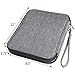 Damero 2 Layer Electronics Organizer Bag, Universal Electronic Accessories Travel Case Storage for USB Cable, Flash Driver, Phone and More, Dark Gray