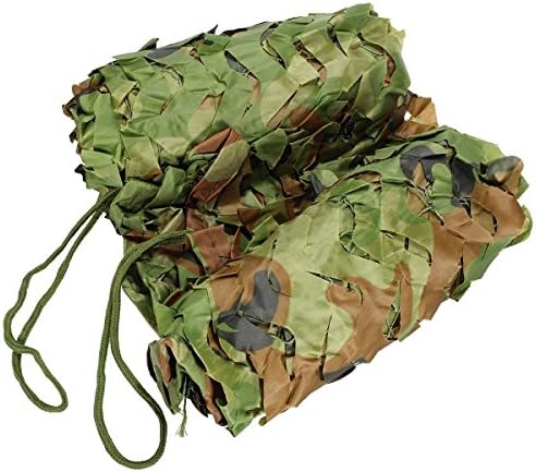 Sduck Camouflage netting military, Camo netting x for building Army Shooting Camping Hunting Hide Coverage, 3m x 5m (10ft x 13ft) Woodlands jungle